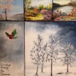 trees in different seasons